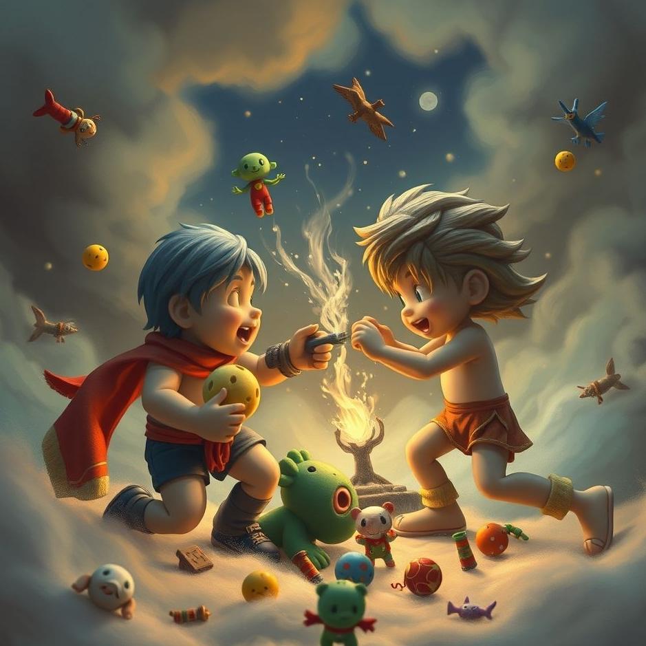 Dream : Fighting with toys in a dream