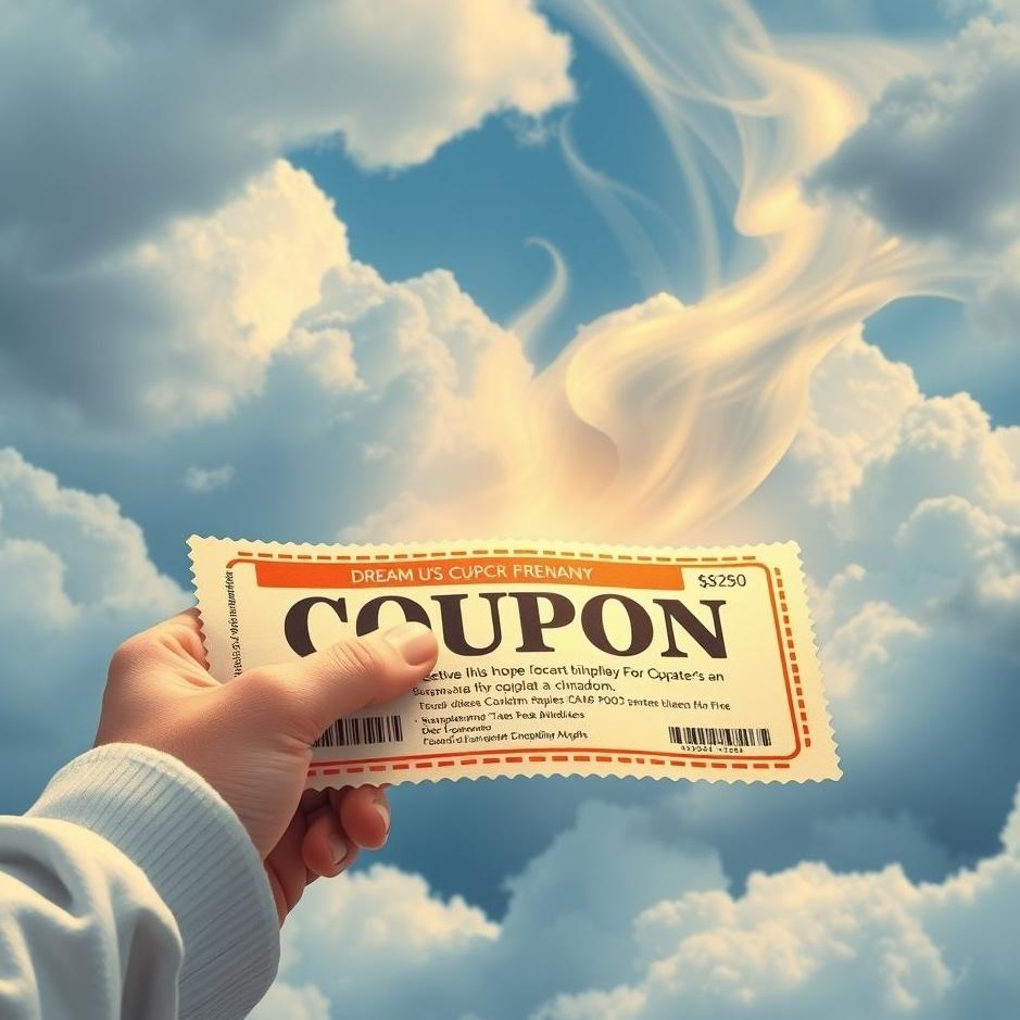 Dream : Filling a coupon in a dream