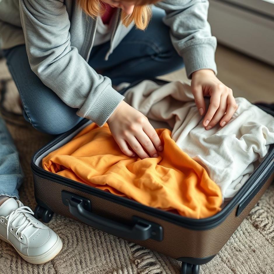 Dream : Filling a Suitcase