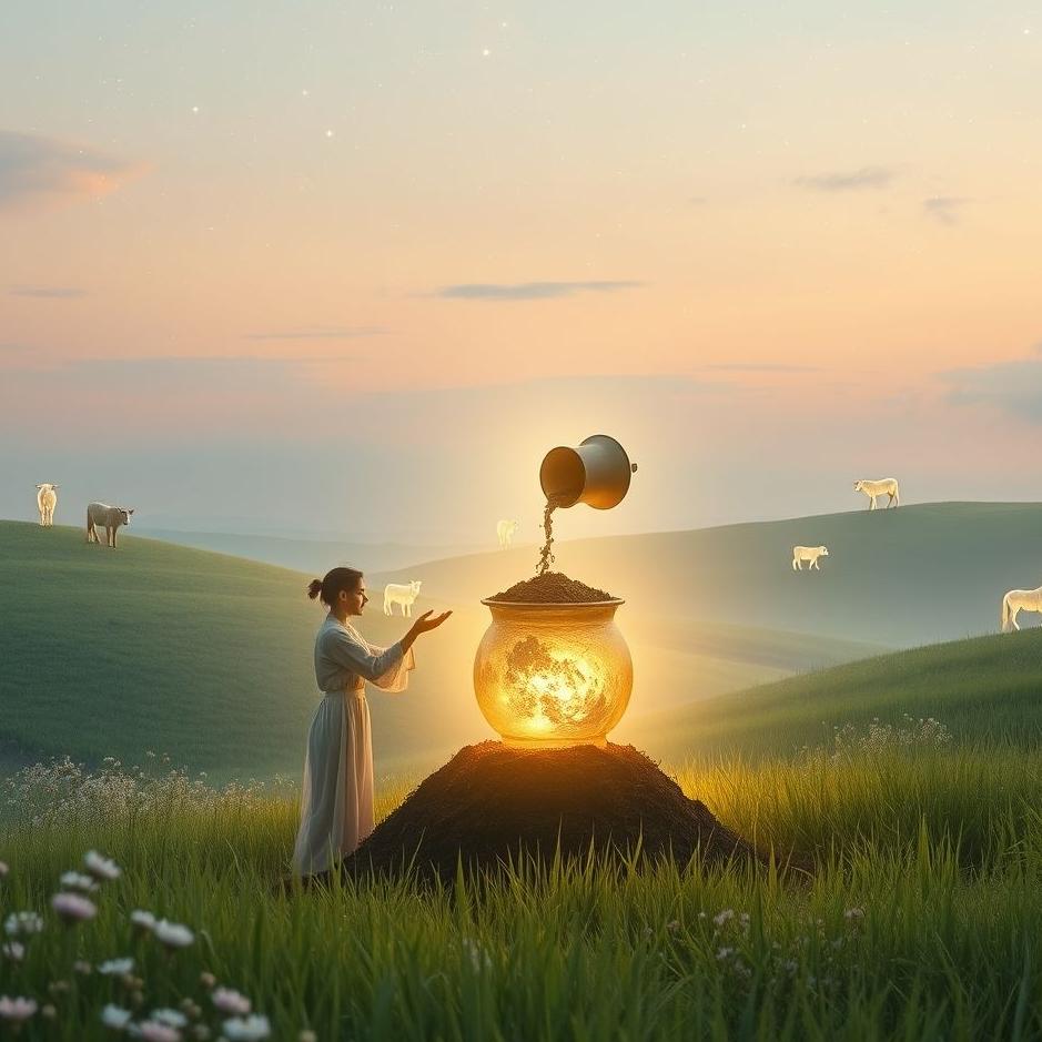 Dream : Filling animal manure in a dream