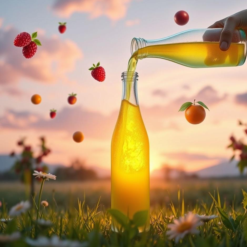 Dream : Filling fruit juice in a dream