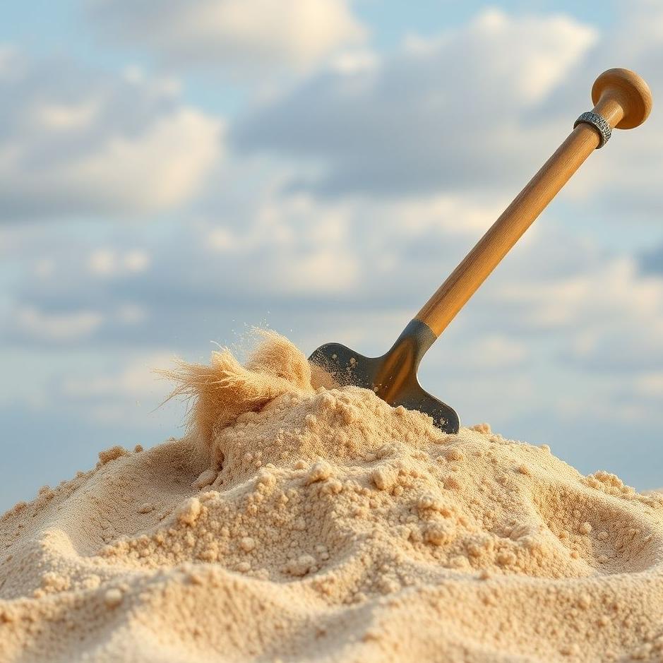 Dream : Filling sand with a shovel in a dream