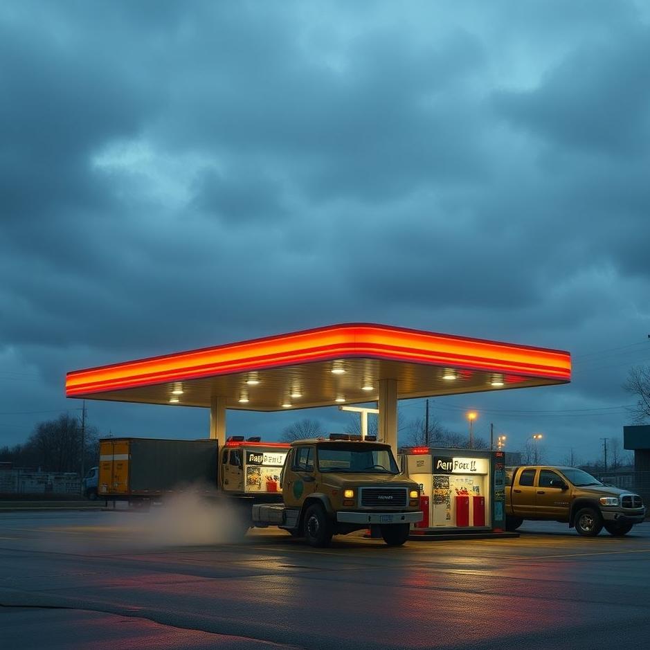 Dream : Filling up with diesel in a dream