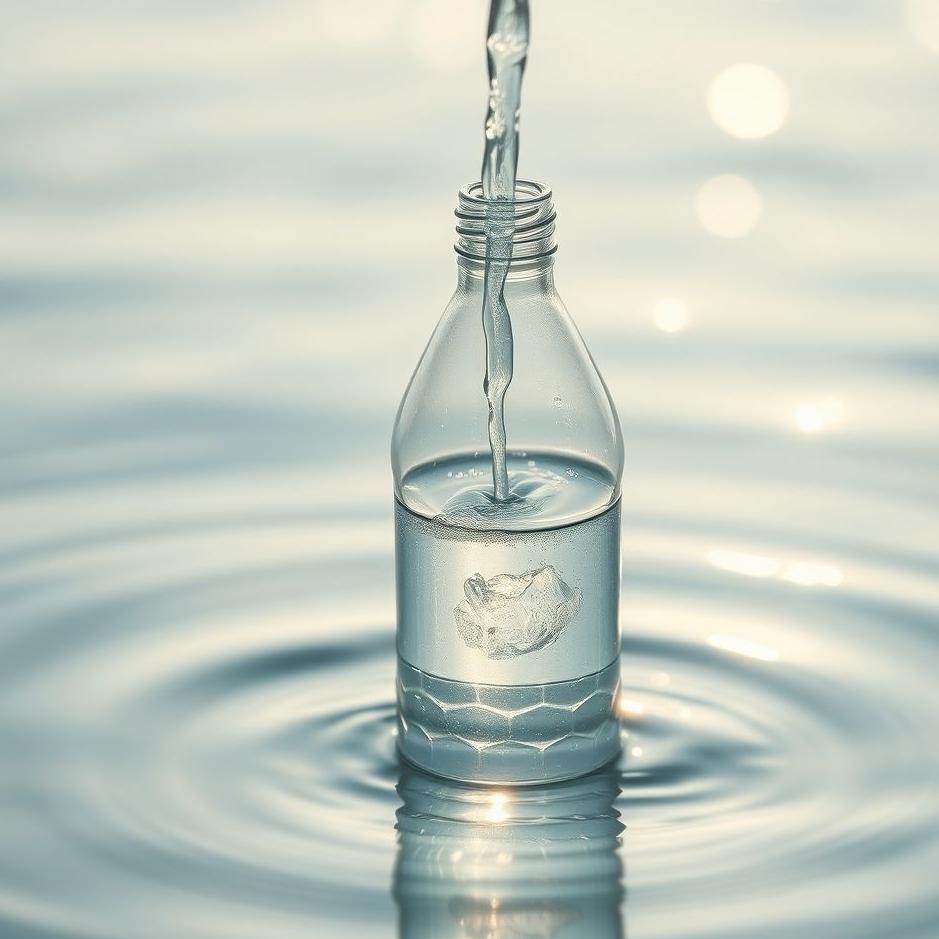 Dream : Filling water into a plastic bottle in a dream