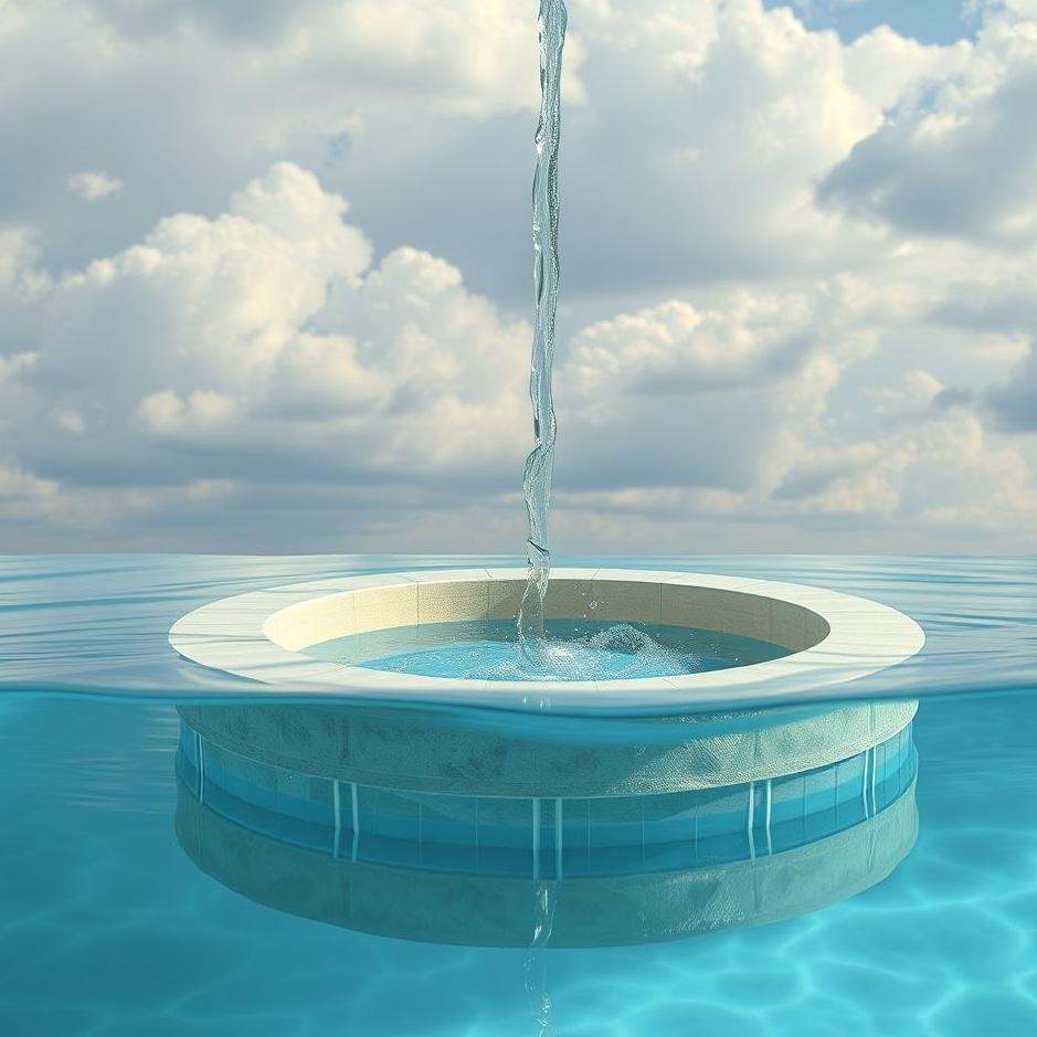 Dream : Filling water into a pool in a dream