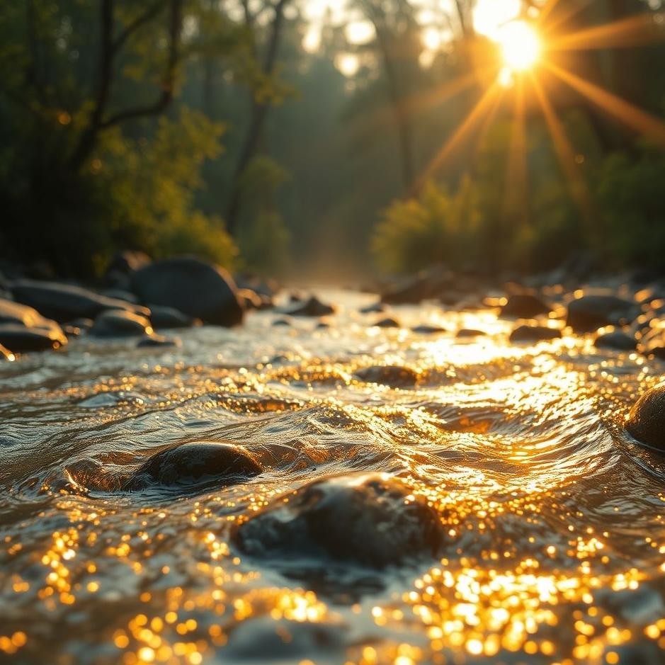 Dream : Find gold in the flowing water in the dream