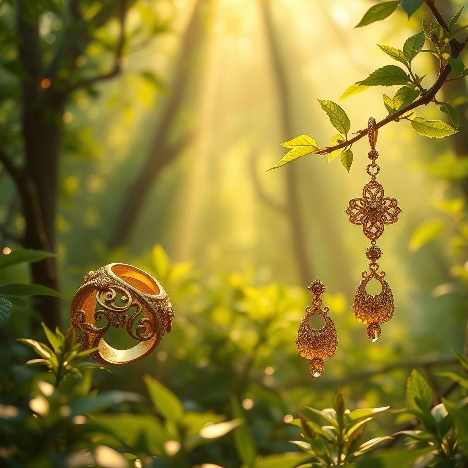 Dream : Find gold rings and earrings in the dream