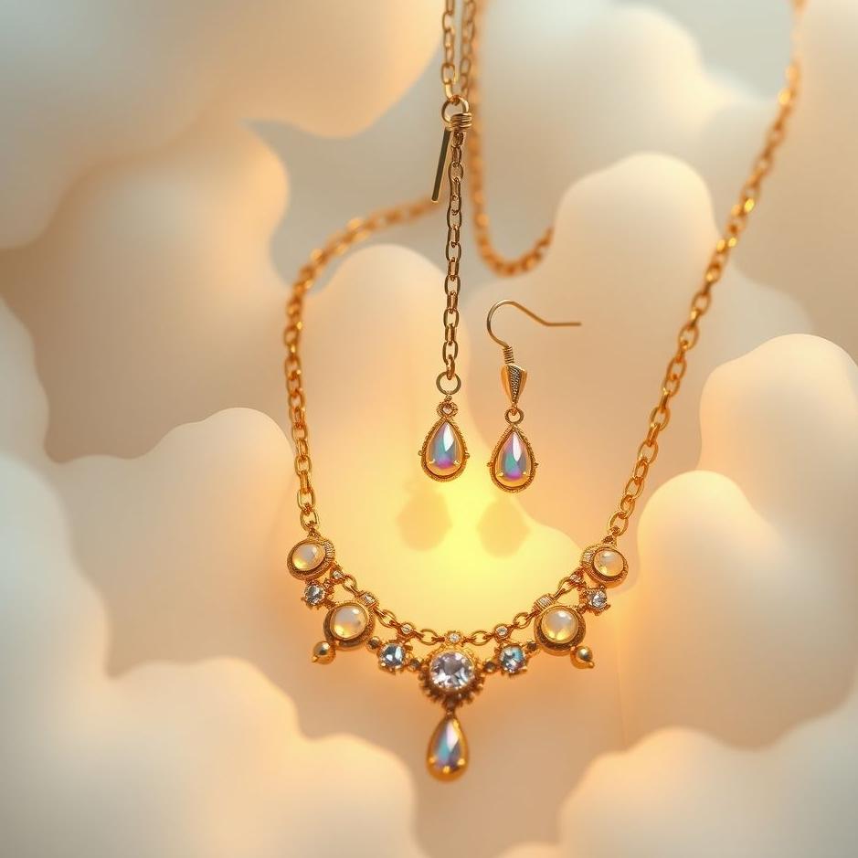 Dream : Finding a necklace and earrings in a dream