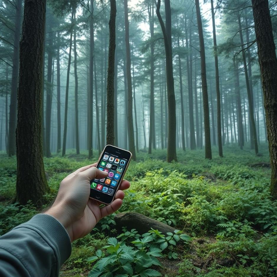 Dream : Finding a phone in a forest in a dream