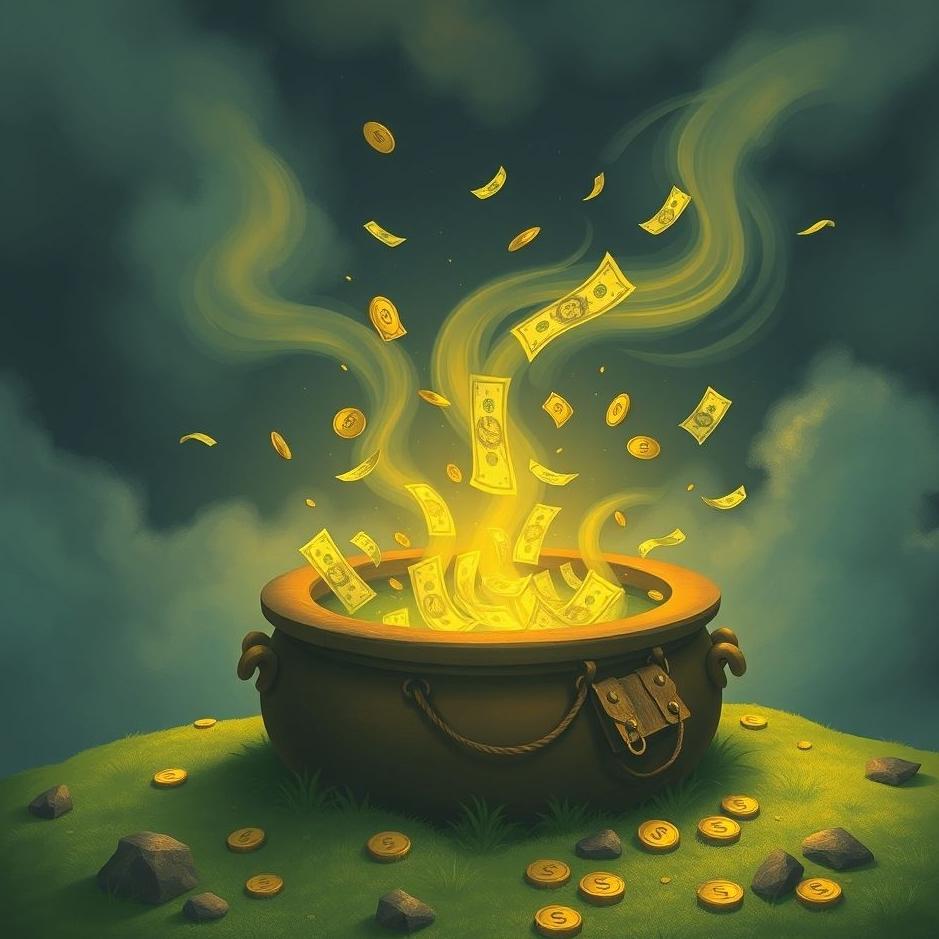 Dream : Finding a pot of money in a dream