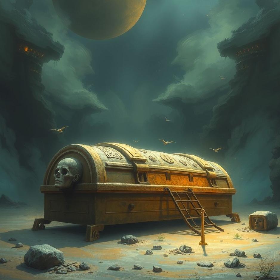 Dream : Finding a sarcophagus in a dream