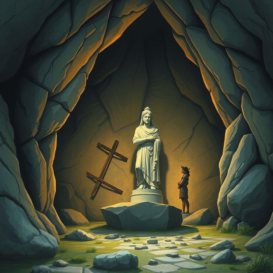 Dream : Finding a statue in a cave in your dream