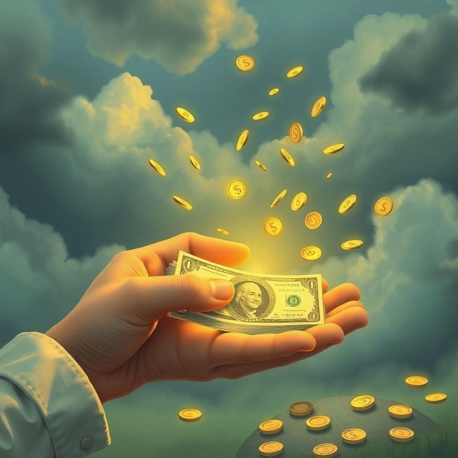 Dream : Finding and collecting money in a dream