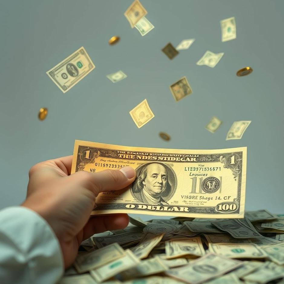 Dream : Finding and counting paper money in a dream