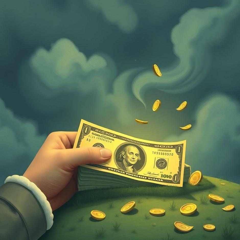 Dream : Finding and hiding money in a dream