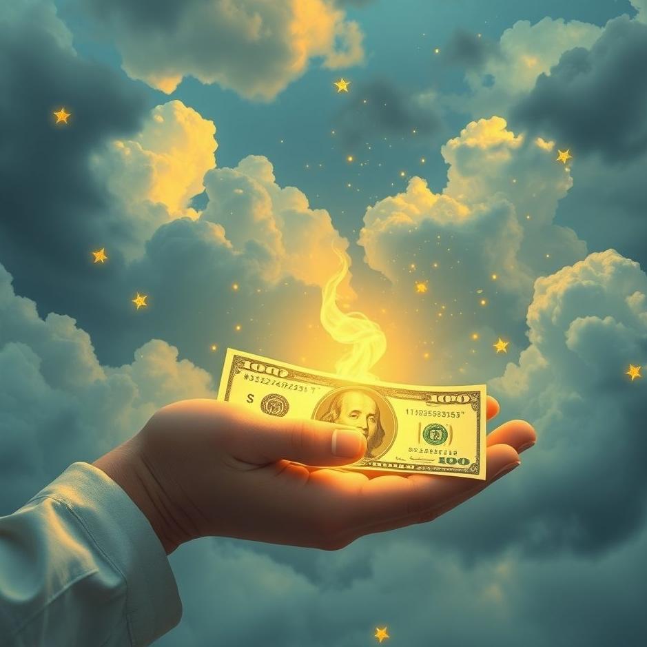 Dream : Finding and receive money in a dream