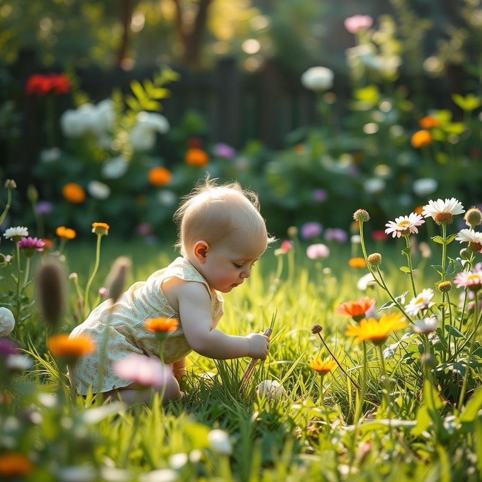 Dream Dictionary : Finding baby in the garden in the dream