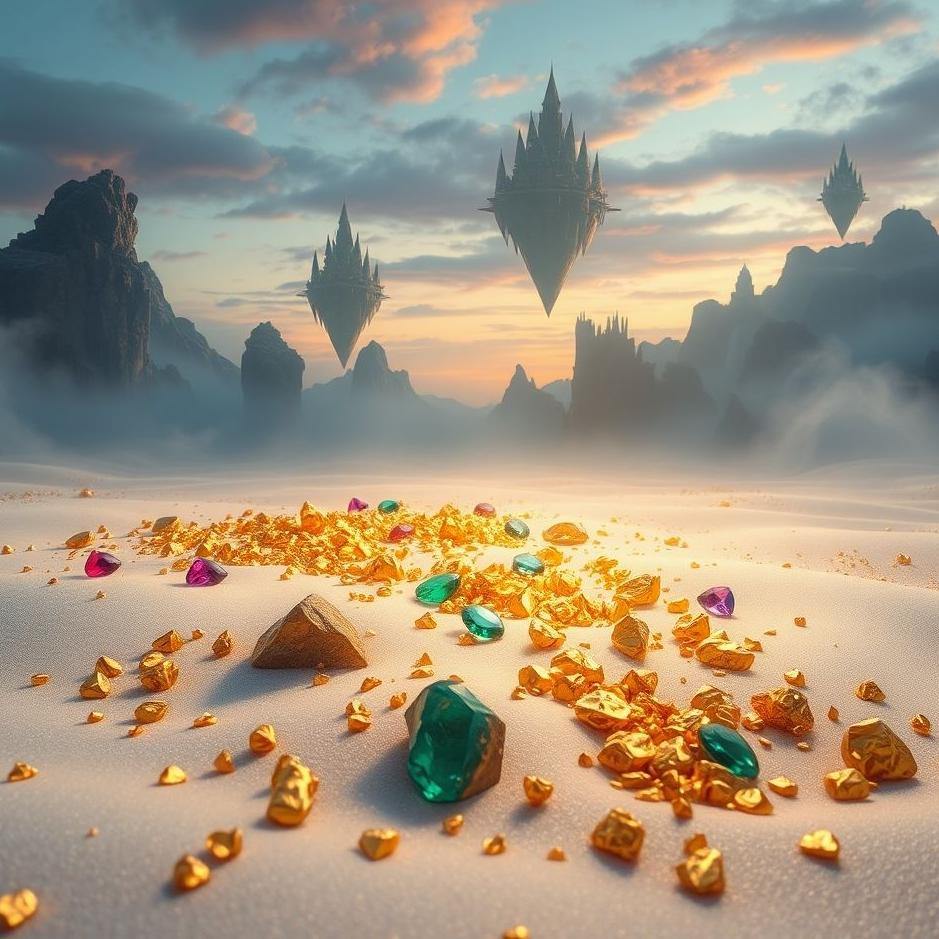 Dream : Finding gold and gemstones in the dream