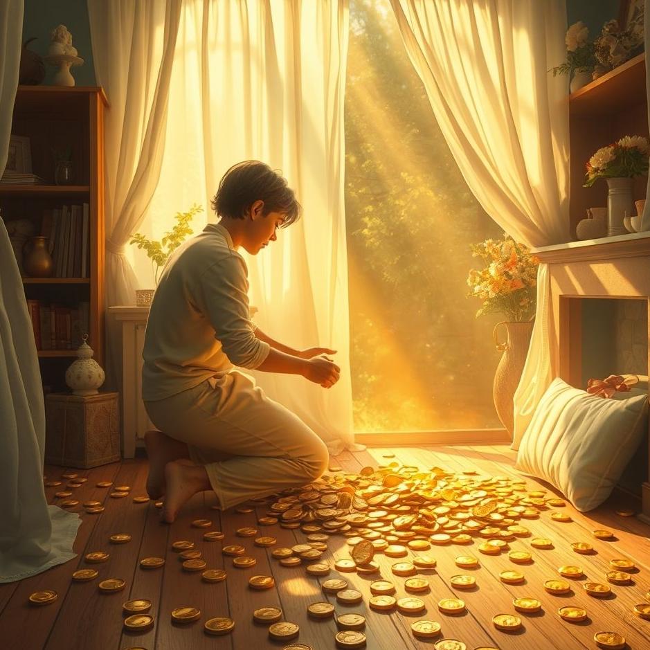 Dream : Finding gold at home in a dream