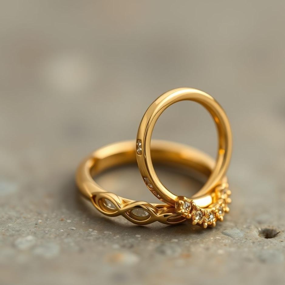 Dream : Finding gold earrings ring in the dream