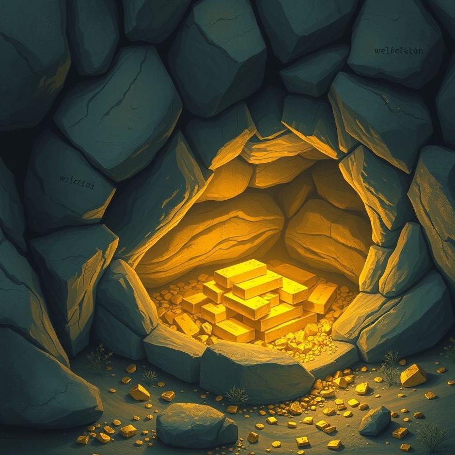 Dream : Finding gold in a burial vault in a dream