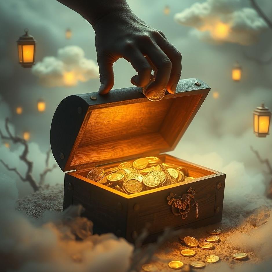 Dream : Finding gold in a chest in a dream