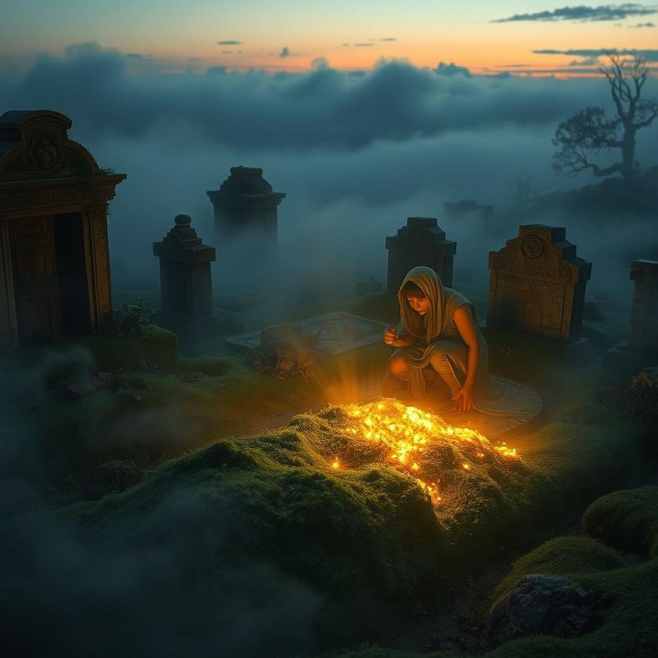 Dream : Finding gold in a grave in a dream