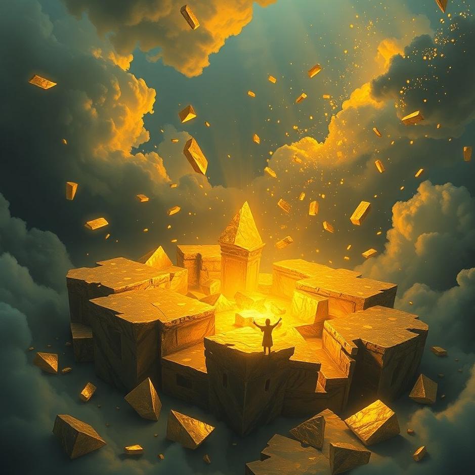 Dream : Finding gold in pieces in a dream