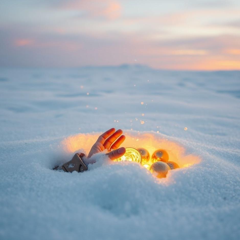 Dream : Finding gold in the snow in a dream