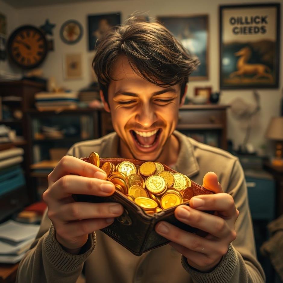 Dream : Finding gold in the wallet 