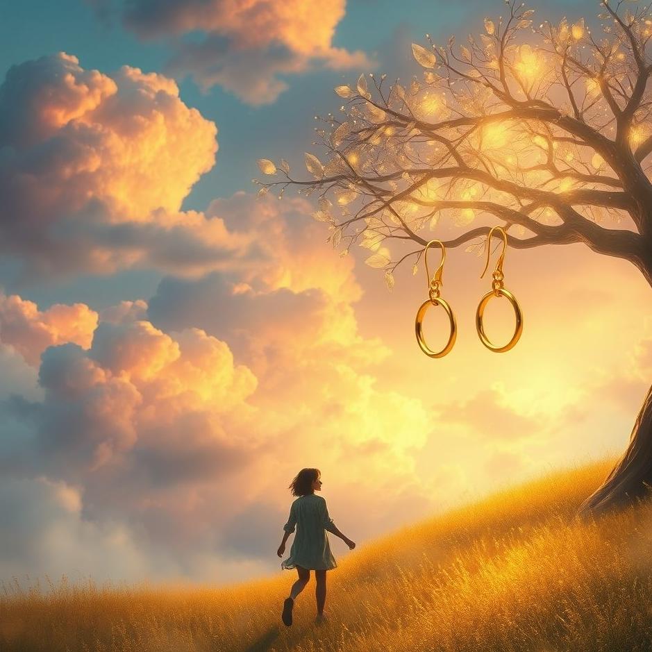 Dream : Finding gold ring earrings in the dream