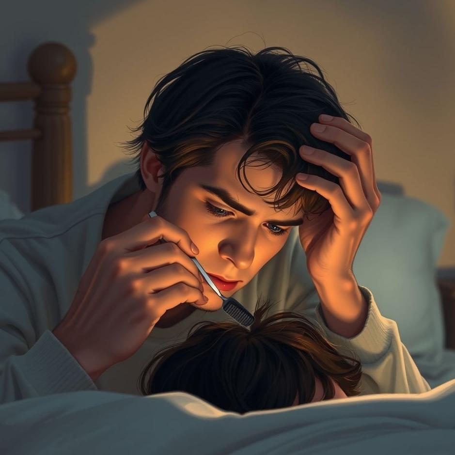 Dream : Finding lice on the head in a dream