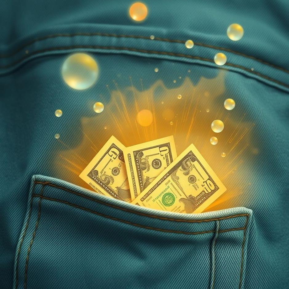 Dream : Finding money and putting it in your pocket in a dream