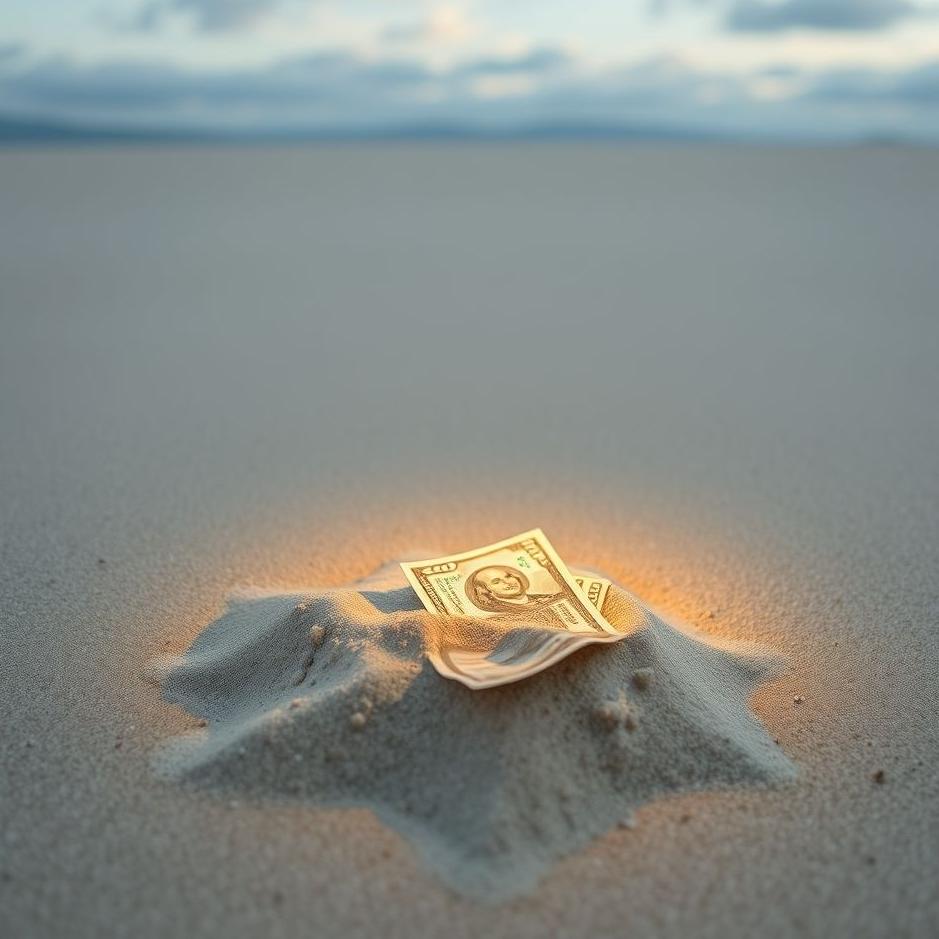 Dream : Finding money in the sand in a dream