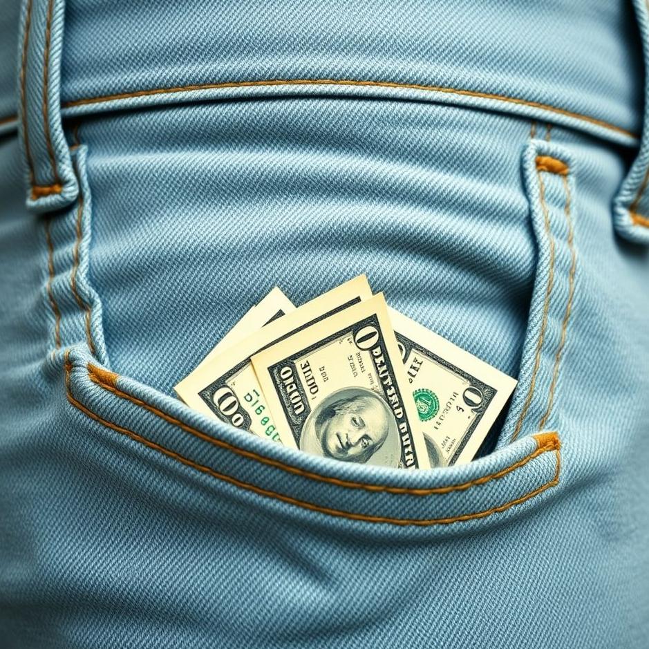 Dream : Finding money in your pants pocket in a dream