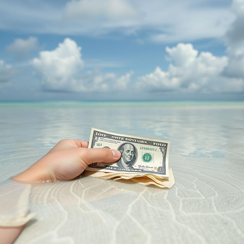Dream : Finding money on the beach in a dream