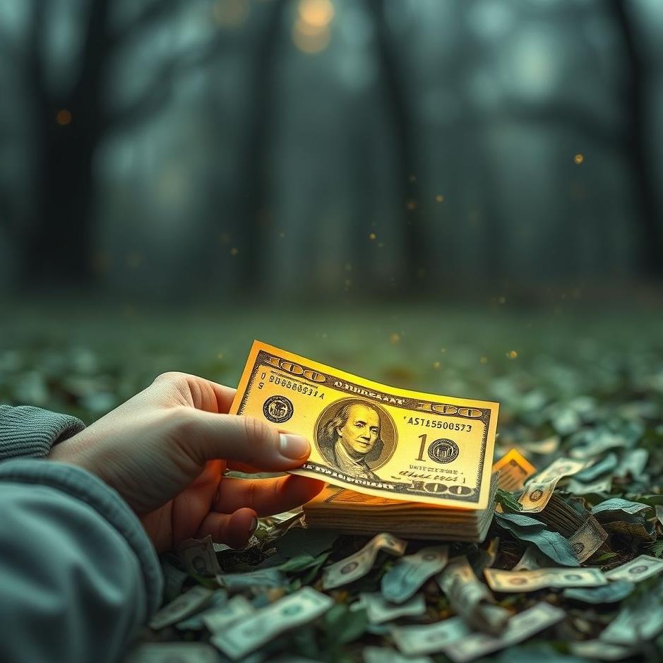 Dream : Finding money on the ground in a dream