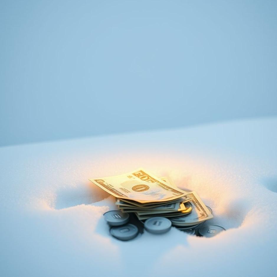 Dream : Finding money under the snow in a dream