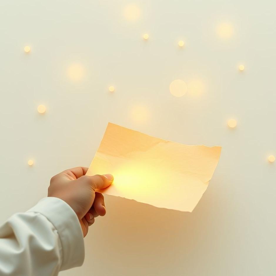 Dream : Finding paper in a dream