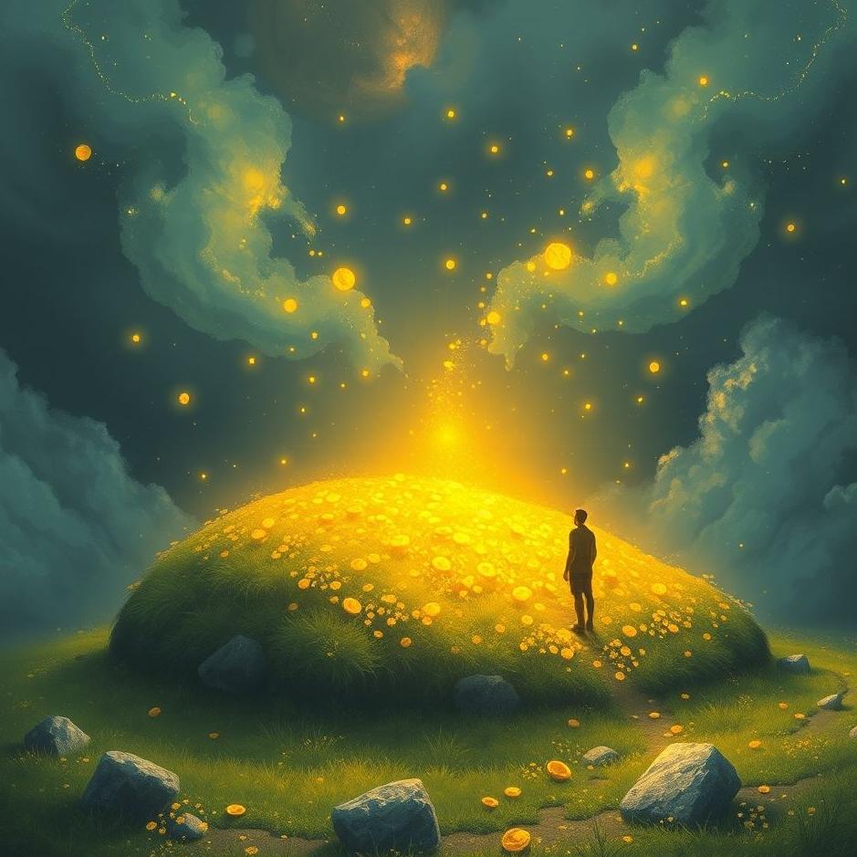 Dream : Finding small gold in a dream