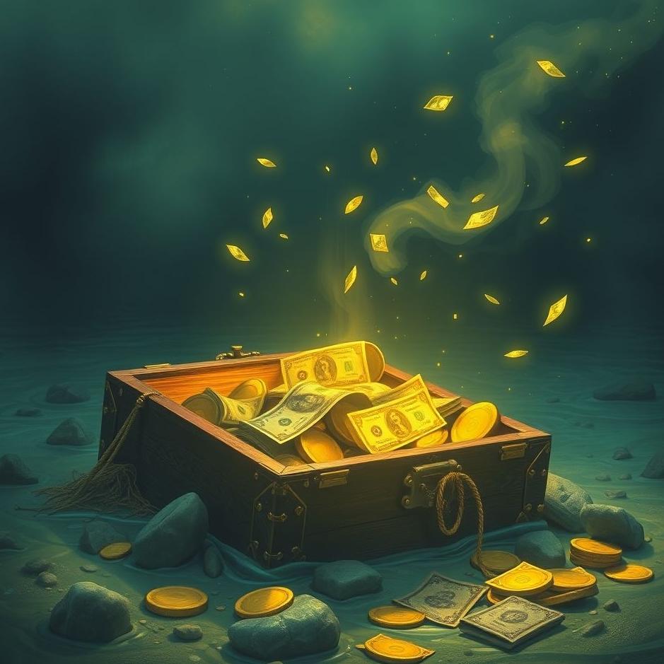 Dream : Finding treasure money in a dream