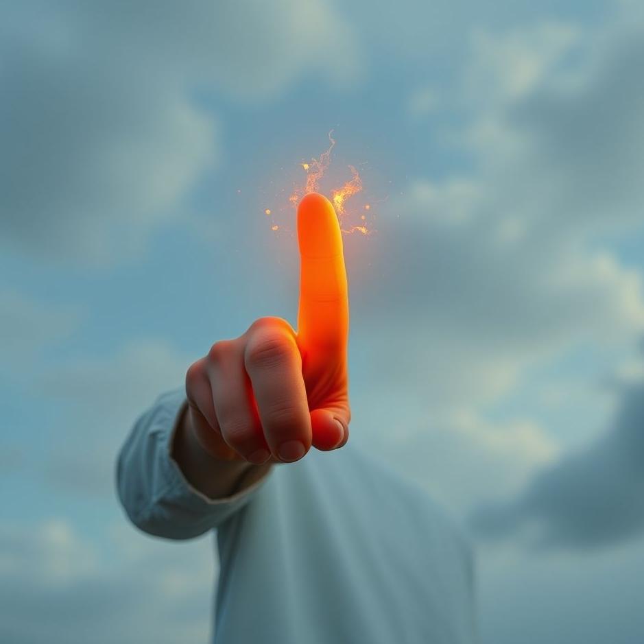 Dream : Finger man in a dream