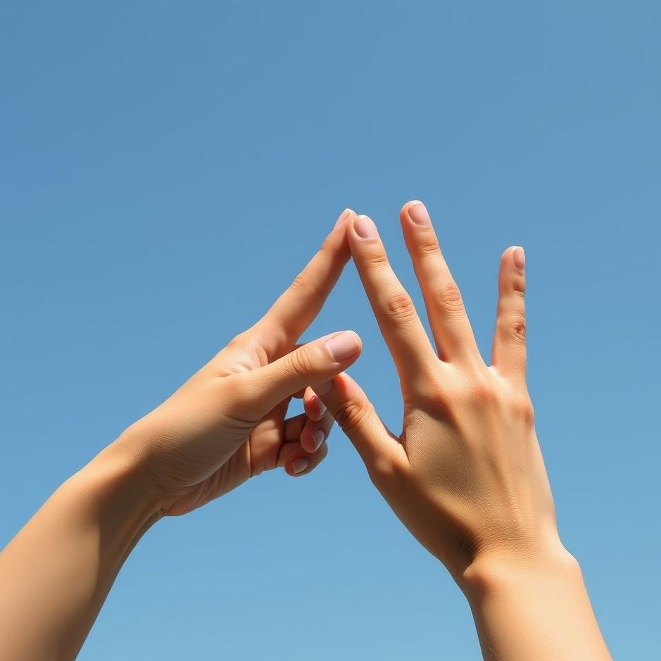 Dream : Fingers together in a dream