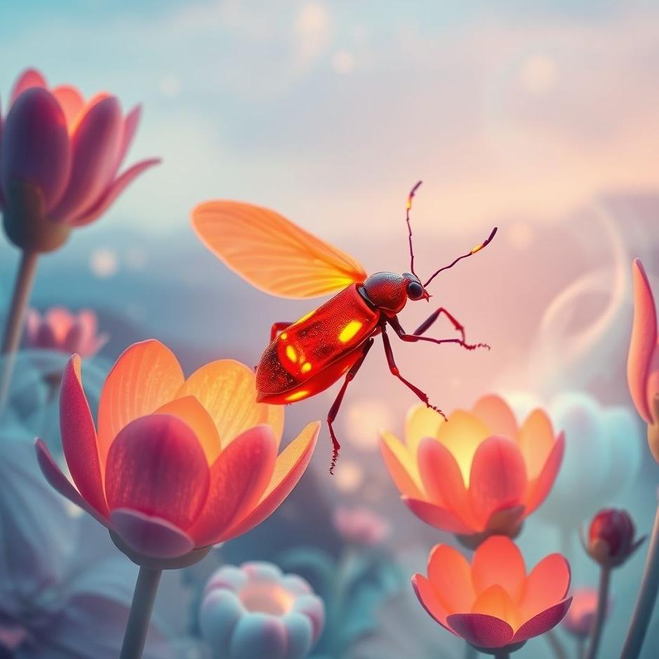 Dream : Fire beetle in the dream