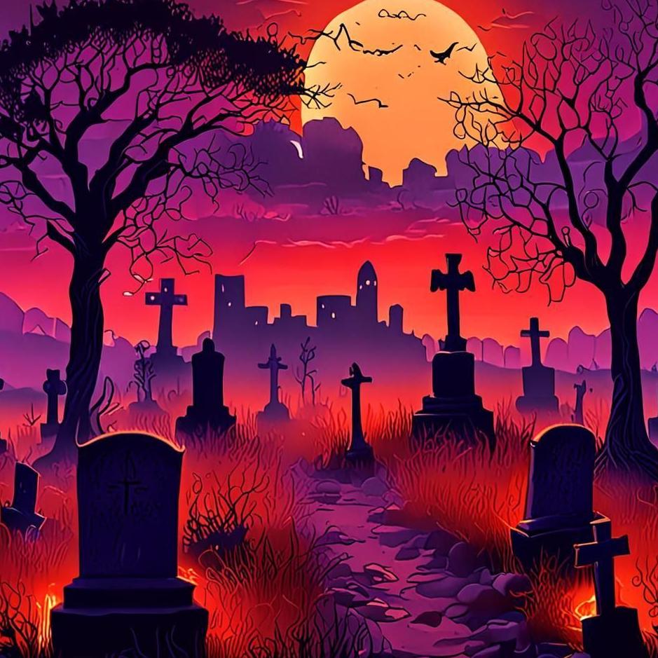 Dream : Fire in a cemetery in a dream