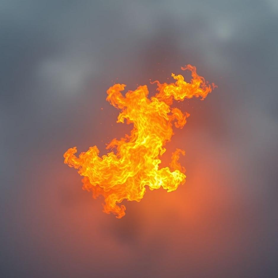 Dream : Fire in the air in a dream