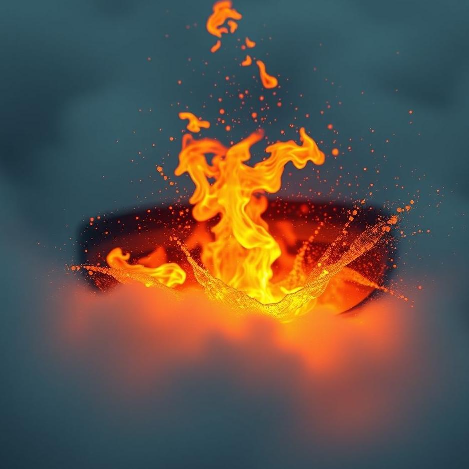 Dream : Fire splashing into the eyes in a dream