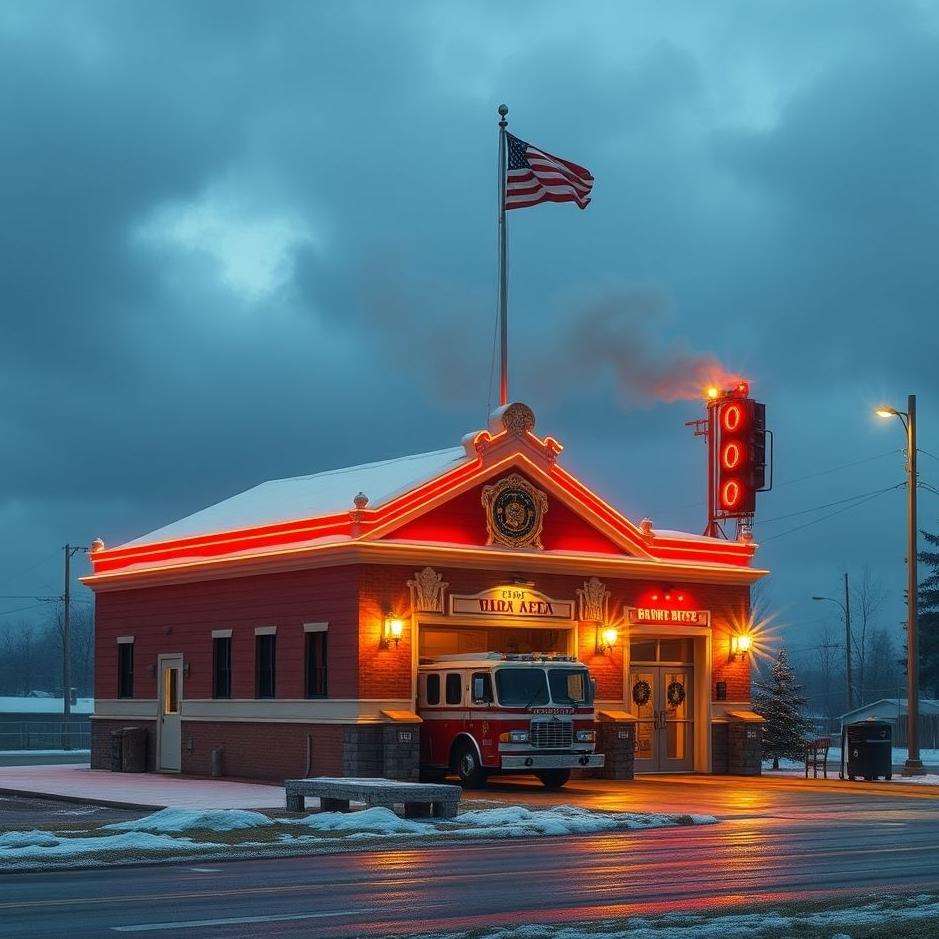 Dream : Fire station in a dream