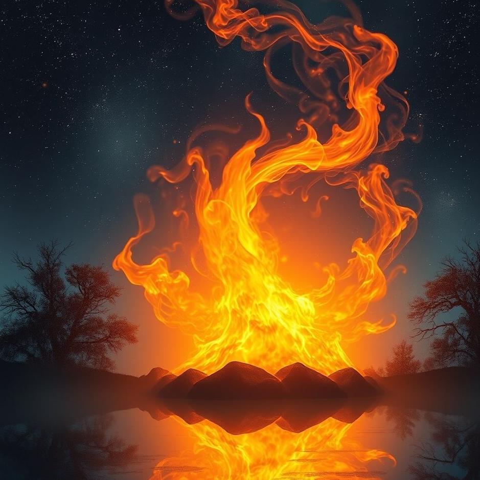 Dream : Fire to the mother in the dream