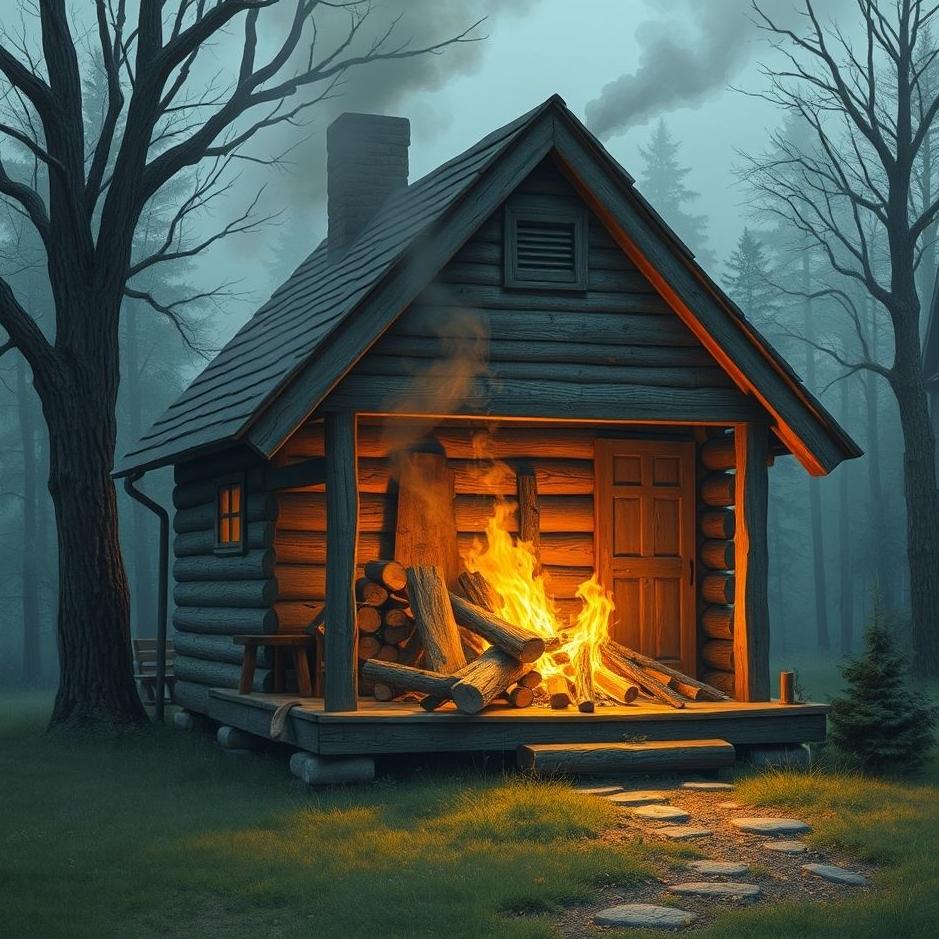 Dream : Firewood in your neighbor's house in a dream
